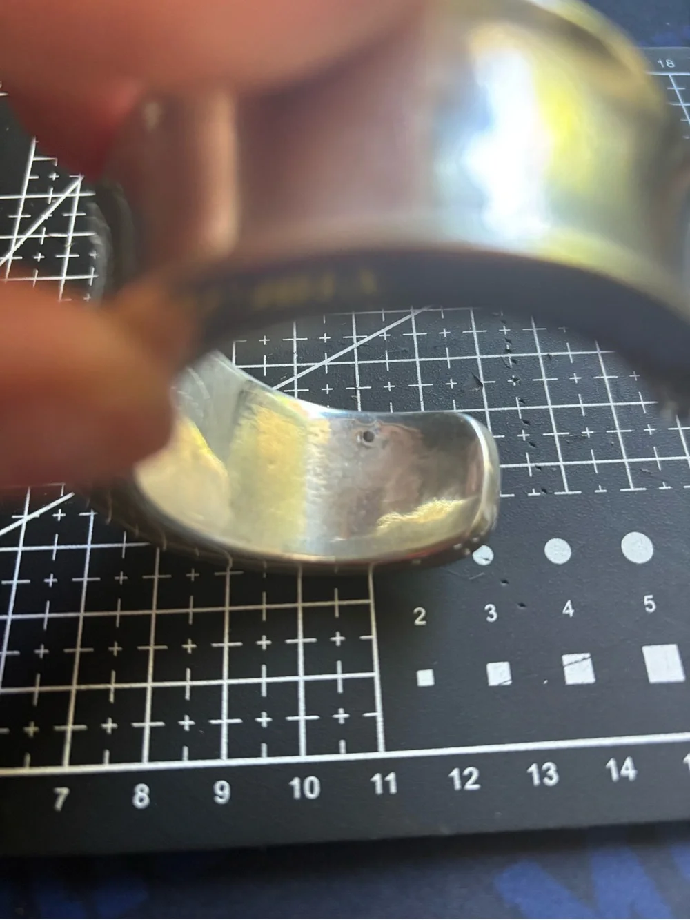 SSD Simon Sebbag Graduated large but lite Sterling Silver Cuff Bracelet